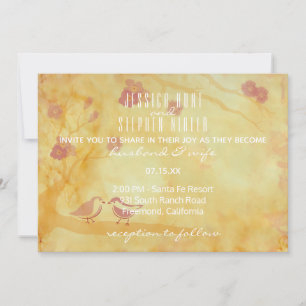 Invitación a la boda Influencia asiática Amarre