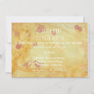 Invitación a la boda Influencia asiática Amarre