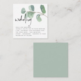 Invitación a la boda informal de guiones de MINI E