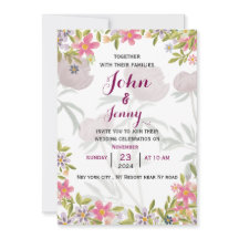 Invitación a la boda inglesa moderna