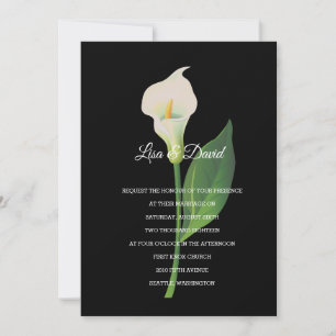 Invitación a la boda-invitación a Cala Lily