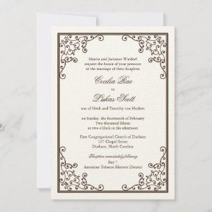 Invitación a la boda Ironchas