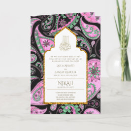 Invitación a la boda islámica organizada por LeahG