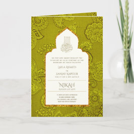 Invitación a la boda islámica organizada por LeahG