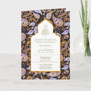Invitación a la boda islámica organizada por LeahG