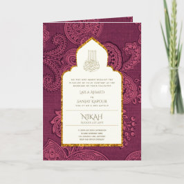 Invitación a la boda islámica organizada por LeahG
