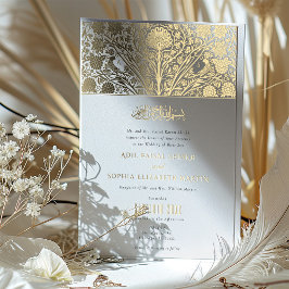 Invitación a la boda islámica victoriana
