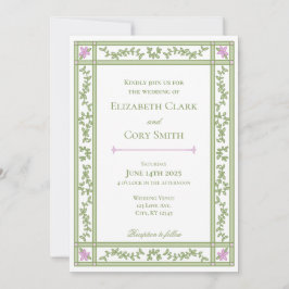 Invitación a la Boda Jardín Botánico de Floral Ver