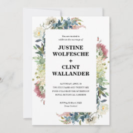 Invitación a la Boda Jardín de la Veranda Botánica