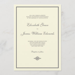 Invitación a la boda // La colección elegante