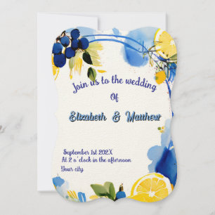 Invitación a la boda La Dolce Vita