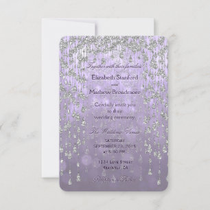 Invitación a la boda   Lavanda del Palacio de Cris