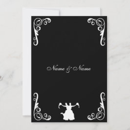Invitación a la boda lesbiana - Novia y novia