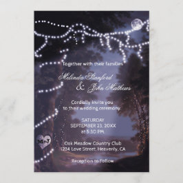 Invitación a la boda | Luces de árbol