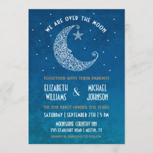 Invitación a la boda lunar