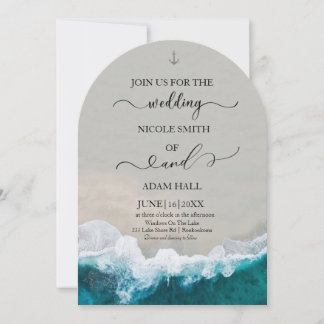 Invitación a la boda marítima