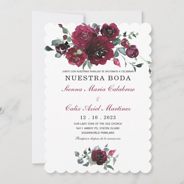 Invitación a la boda-marsala (Anverso)