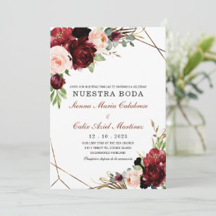 Invitación a la boda-marsala