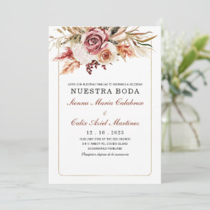 Invitación a la boda-marsala