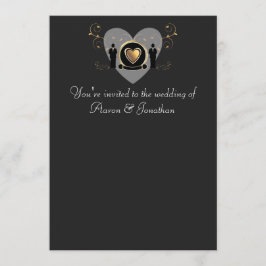 Invitación a la boda masculina