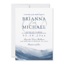 Invitación a la boda matutina en Lake Harbour