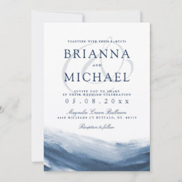 Invitación a la boda matutina en Lake Harbour