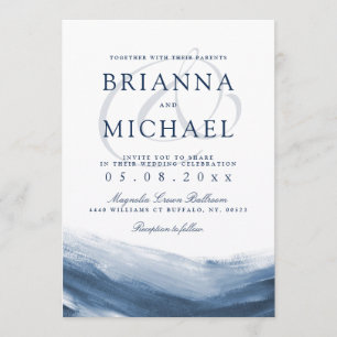 Invitación a la boda matutina en Lake Harbour