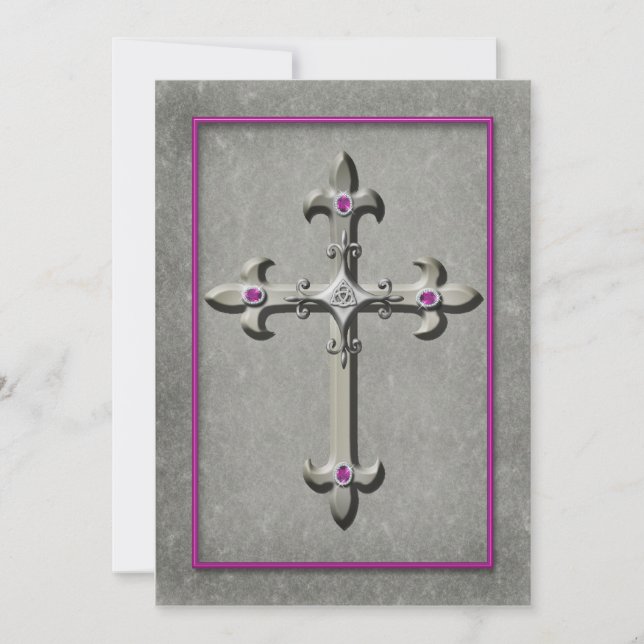 Invitación a la boda medieval celta (Anverso)