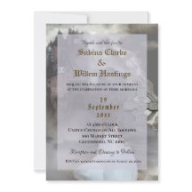 Invitación a la boda medieval del Castillo Gótico