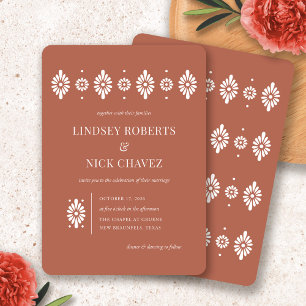 Invitación a la boda mexicana en la Tierra del Cot