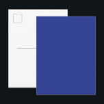 Invitación a la boda mínima en azul profundo<br><div class="desc">Moderno diseño boda minimalista con un sólido fondo azul profundo, perfecto para un elegante verano o bodas formales durante todo el año. Haga una declaración de elegancia moderna con esta negrita invitación a la boda mínima en un fondo azul profundo. Diseñado para parejas que aprecian las líneas depuradas y la...</div>