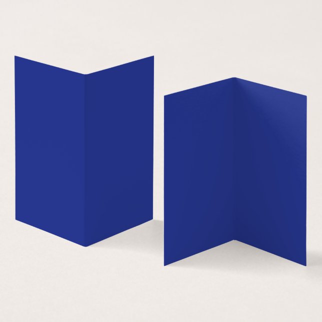 Invitación a la boda mínima en azul profundo (Interior y exterior)