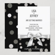 Invitación a la boda minimalista