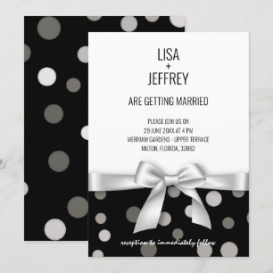 Invitación a la boda minimalista