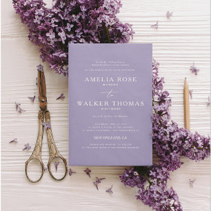 Invitación a la boda Minimalista de la lavadora si