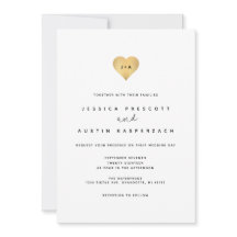 Invitación a la boda Minimalista de Whimsy