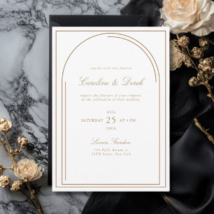 Invitación a la boda Minimalista moderna  