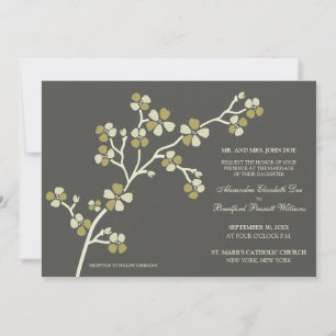 Invitación a la Boda Moderna Cherry Blossom ::oliv