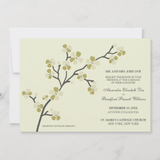 Invitación a la Boda Moderna Cherry Blossom ::oliv
