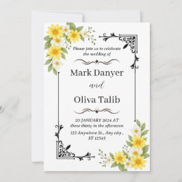 Invitación a la boda moderna | Elegante y Personal