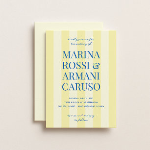 Invitación a la boda moderna MARINA