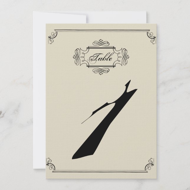 Invitación a la boda modernista (Anverso)