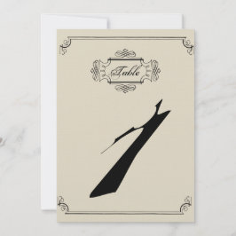 Invitación a la boda modernista