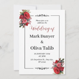 Invitación a la boda | Moderno y elegante