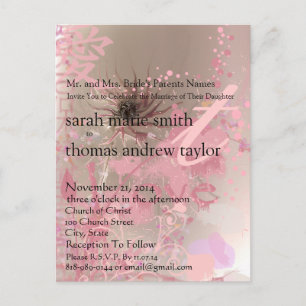 Invitación a la boda monográfica moderna y diverti