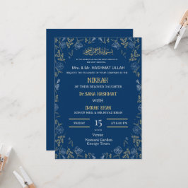 Invitación a la boda musulmana Nikkah