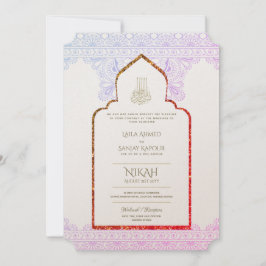 Invitación a la boda NIKAH - Mezquita Ornate Walim