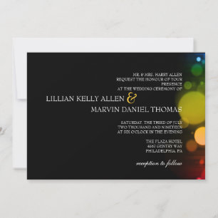 Invitación a la boda  Noche de luz