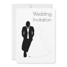 Invitación a la boda Novia Groom