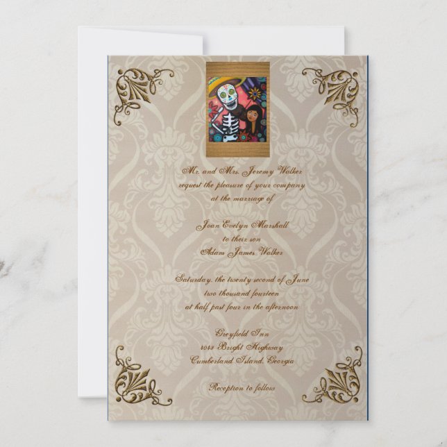 Invitación a la boda nublada (Anverso)